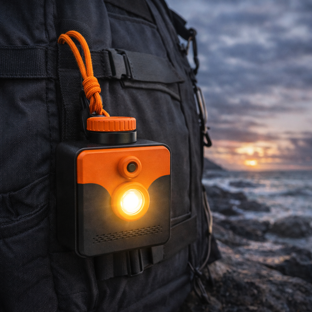 PREP saltwater powered emergency lamp for disaster preparedness